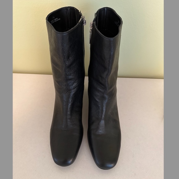 Talbots Heeled Boots | Black | Leather | Size 10 - Picture 6 of 7
